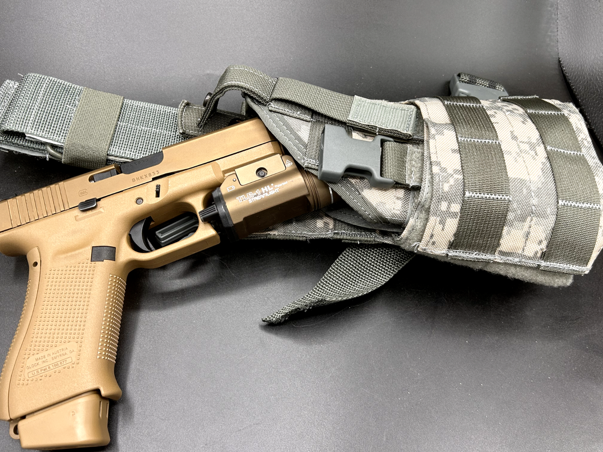 Glock 19 19X w/ X200 X300 🇺🇸 USA Holster Canvas Leg Drop