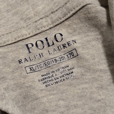 Polo Ralph Lauren Bear Boys Kids Youth XL 18-20 Grey Sweatshirt Hoodie  tourism.sg.gov.lk