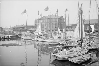Poster, Many Sizes; Oyster & Charcoal Luggers Carondelet Canal Early 20Th Centur