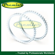 Premier 2x ABS Reluctor Rings Front Fits Renault Scenic (Mk2) 1.5 dCi