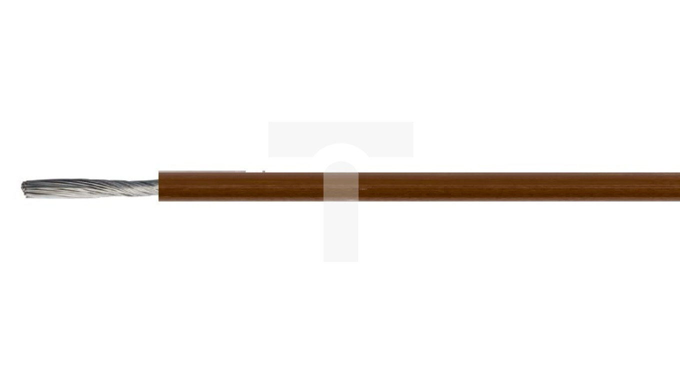 (1 disc) HELUTHERM SiF silicone cable 1x2.5 brown 300/500V 23704 /100m/ /T2UK