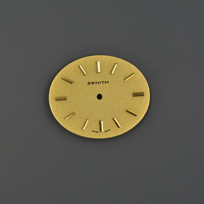 ZENITH Swiss Vintage Dial Zifferblatt Stellina Gold second Ellipse 28,4mm
