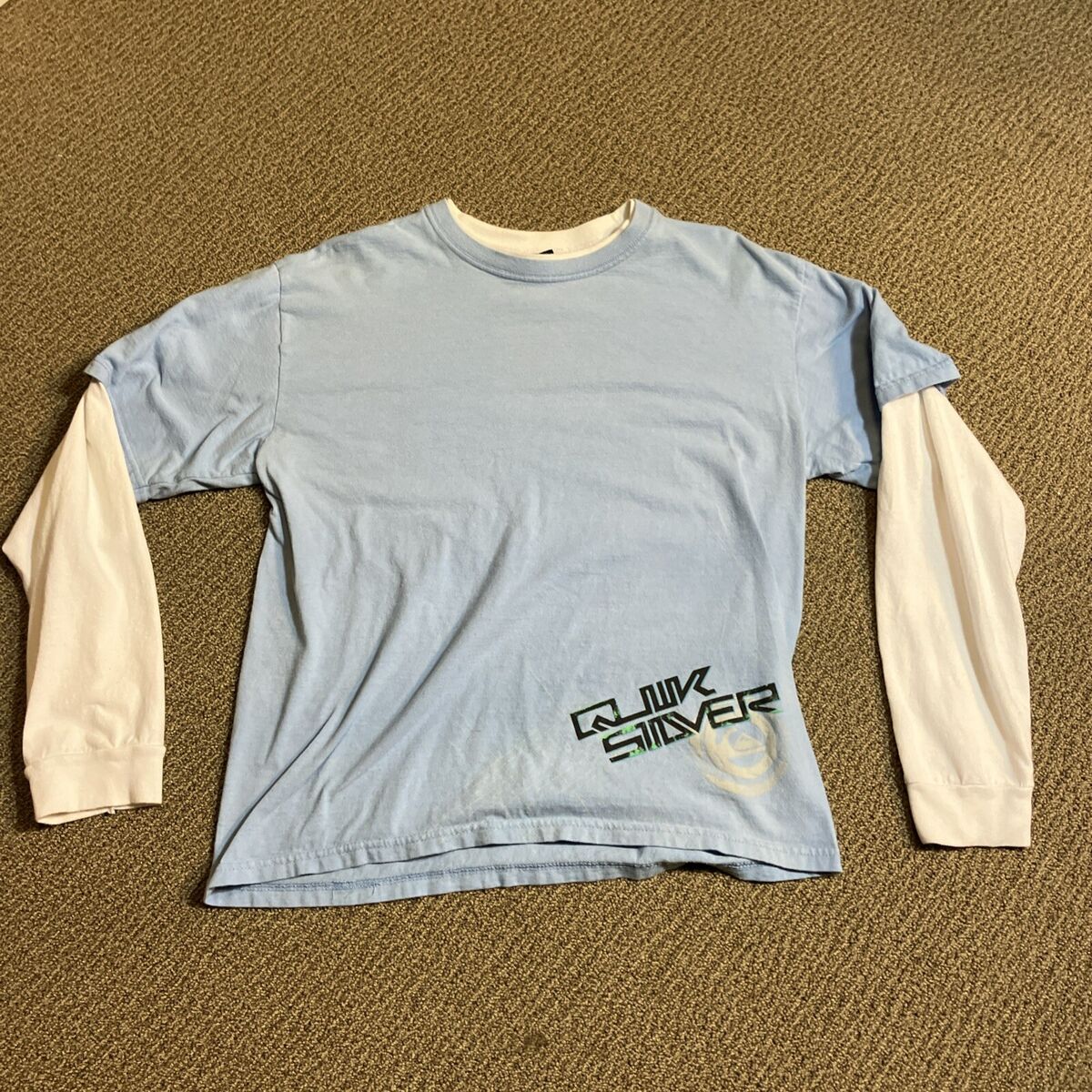 Vintage Y2K Quicksilver Long Sleeve Layer T Shirt Men's XL Vintage Y2K Quicksilver Long Sleeve Layer T Shirt Men's XL