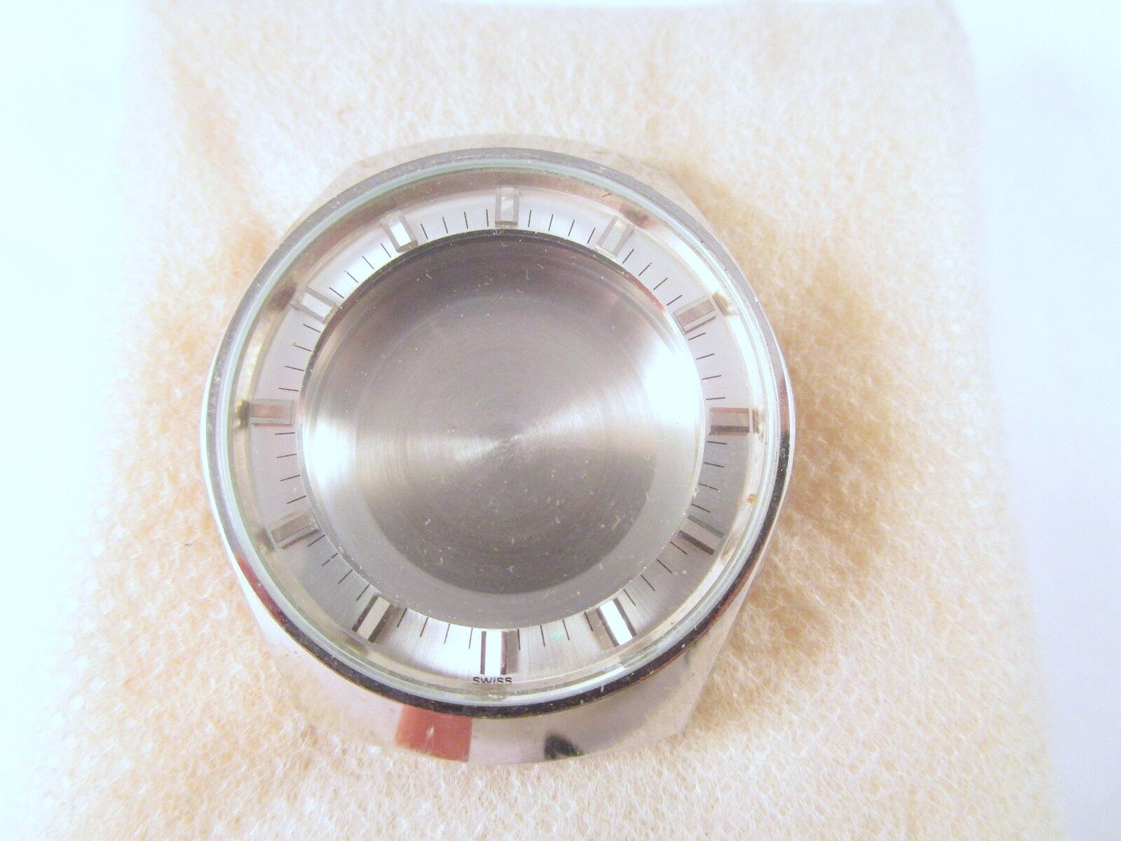 VINTAGE NEW OLD STOCK ENICAR 36 X 41MM OCEAN PEARL WATCH CASE #3