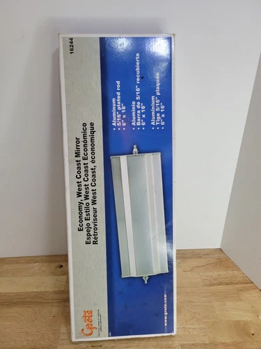 Door Mirror Grote 16244 Economy West Coast Style Mirror Aluminum NEW