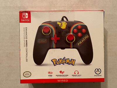 Nintendo Switch PowerA Pokémon Enhanced Wired Controller 25 Anniversary Pikachu