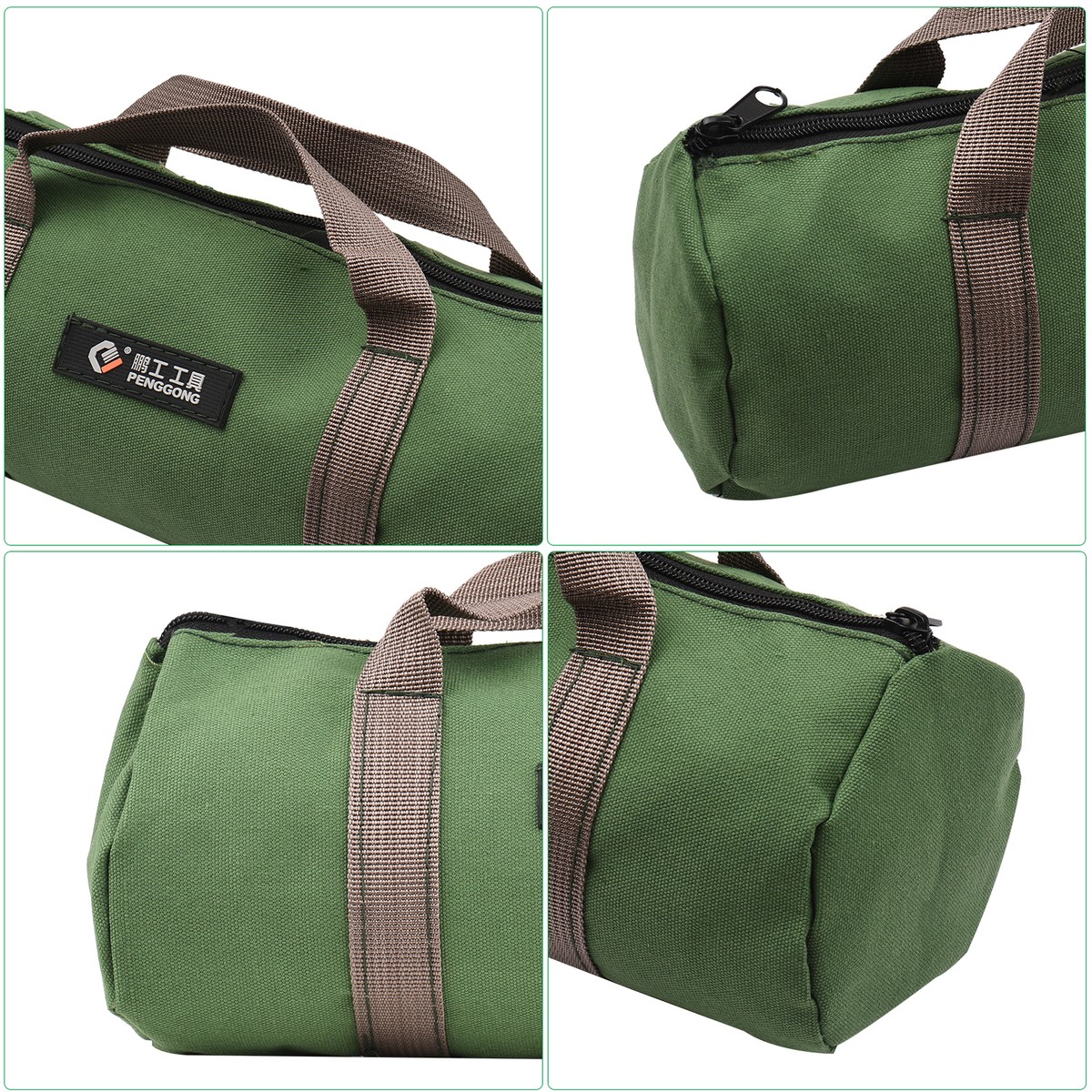 Portable Tool Tote Zipper Bag Electrician Woodworking Toolbag