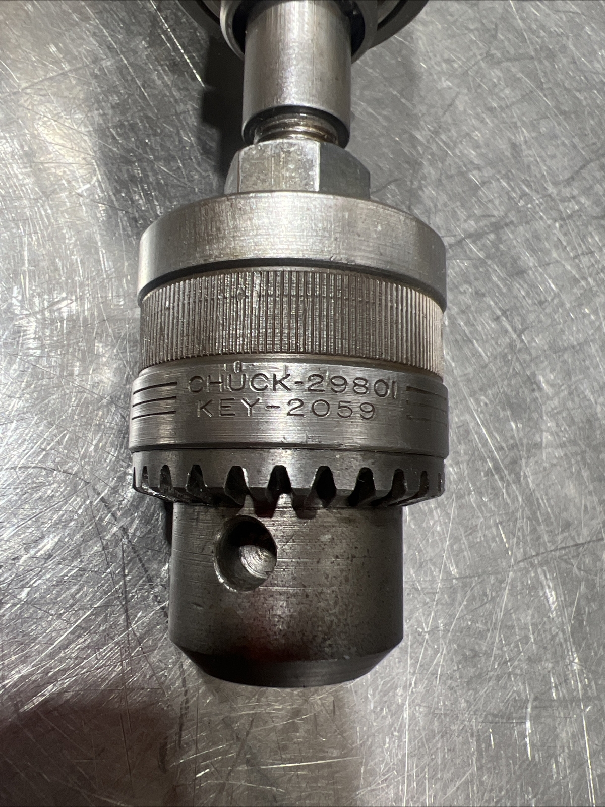 Vintage Delta Rockwell DP400 Drill Press Spindle Quill & Chuck Assembly