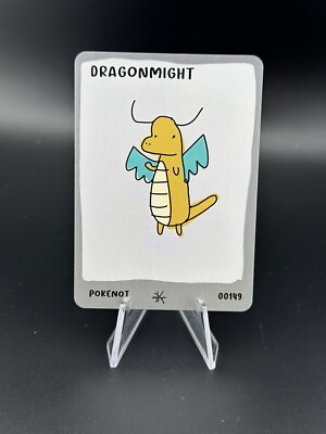 Pokenot Dragonmight Dragonite #149 Derpy Pokemon Parody Custom Card Collection | eBay Pokenot Dragonmight Dragonite #149 Derpy Pokemon Parody Custom Card Collection | eBay