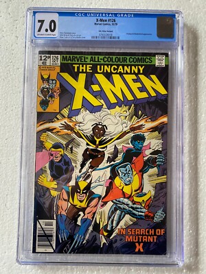 UNCANNY X-MEN 126 CGC 7.0 F/VF FINE/VERY FINE 1979 PROTEUS MASTERMIND APPEARANCE