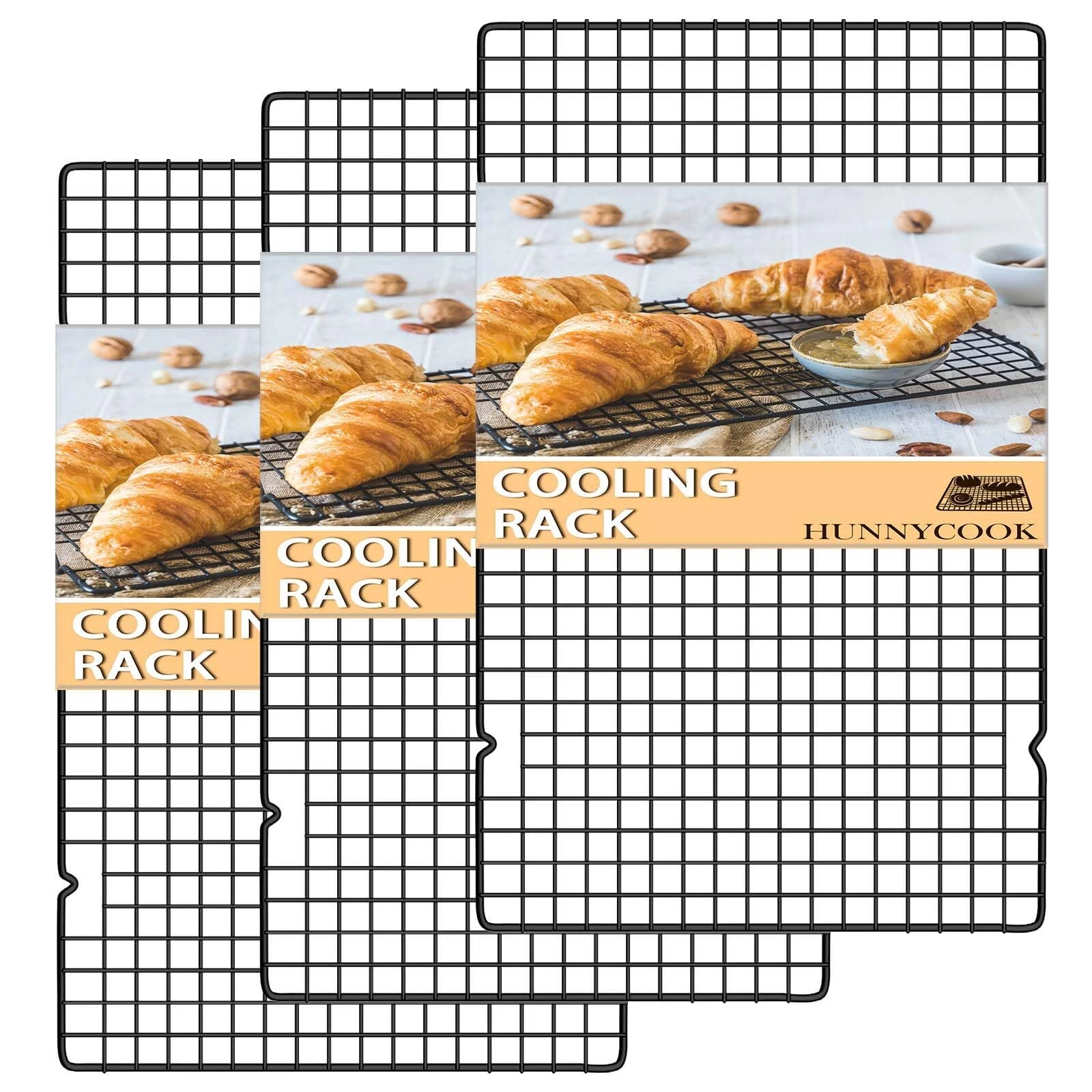 15.8”×9.8” Cooling Rack 3P Stainless Steel Baking Rack Oven Safe Cooling Rack...
Opens in a new wind