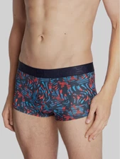 $37 HOM Men's Blue Red Logo Niagara Cotton Modal Underwear Boxer Trunks Size L