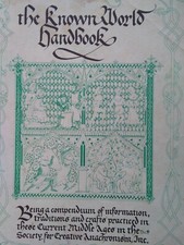 The Known World Handbook 3rd Print 1989 20th Year Ed Creative Anachronism Rare 