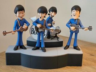 The Beatles McFarlane Toys 2004 Cartoon Figures Boxed Set. Mint Condition!