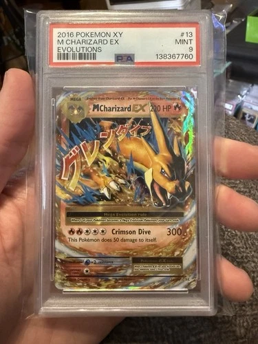 PSA 9 M Charizard EX #13 XY Evolutions 2016 Pokemon MINT 13/108