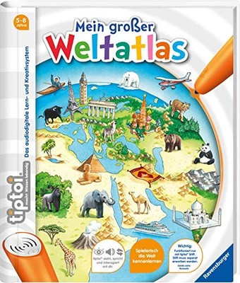 TIPTOI MEIN GROSER WELTATLAS By Inka Friese & Constanze Schargan **BRAND NEW**