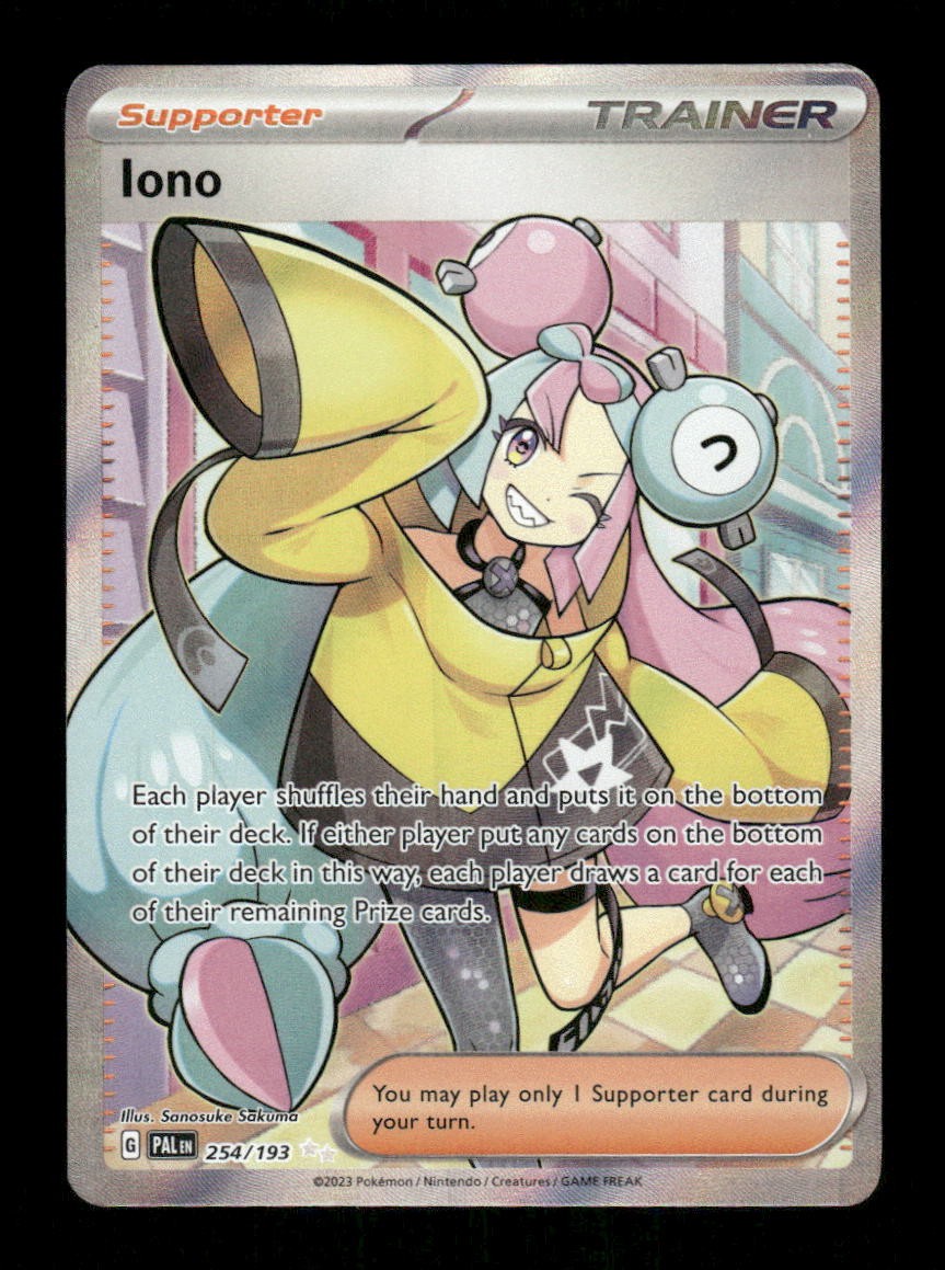 Pokemon Iono - Ultra Rare SV02: Paldea Evolved 254/193 NM