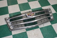 Juego De 4 Rejillas Envolventes Cromadas Luxury FX Para Cadillac Escalade 2007-2014 - Acero Inoxidable Pulido