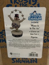 Jim Shore Winter Is In The Air Frosty The Snowman New In Box Unopened