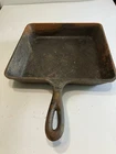 Vintage Lodge ? No 8  SQSK D 9.5” Square Cast Iron Skillet Made In USA READ!