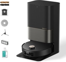 DREAME X50 Ultra Complete Black Robot Vacuum 20,000Pa Suction Pet-Friendly  NEW