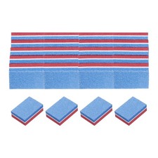20pcs Nail Buffers 100/180 Grit Mini Nail Sanding Blocks Set Blue/Red