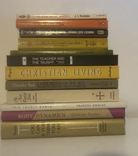 Lot of 12 Vintage Books - Staging Shelf Decor. Sex, Christianity, Self-Help +