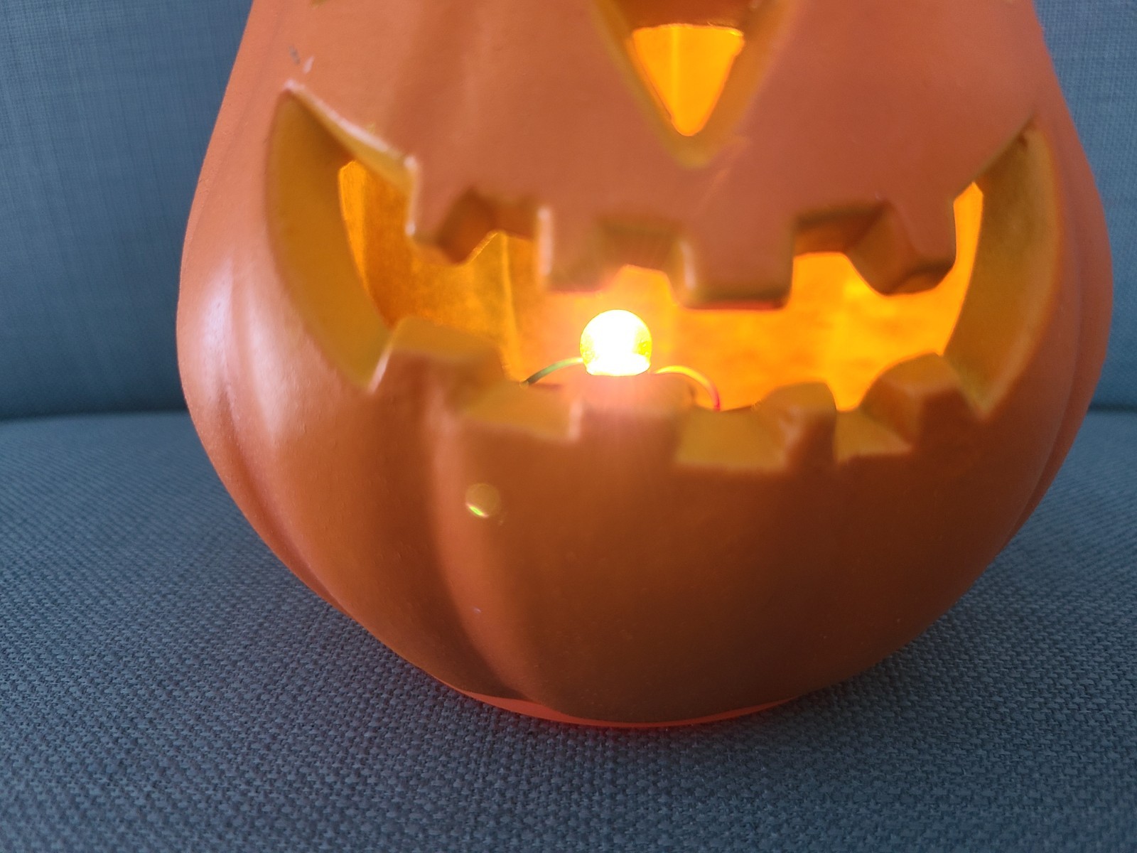 The Paper Magic Group Battery Operated Light Up Pumpkin Blow Molds 1998