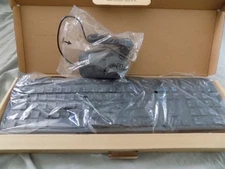 Dell USB Wired Keyboard and HP Mouse Combo For Office and Casual KB216-BK-US New