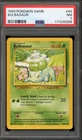 Pokemon Bulbasaur Base Set Unlimited #44 PSA 7