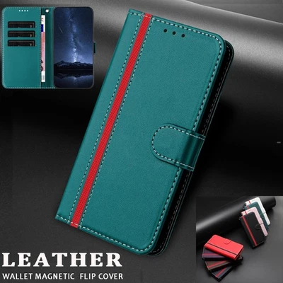 Magnetic Case Leather Wallet Cover For Samsung S26 Ultra S25 S24 S23 S22 S20 FE - Image 1 of 4