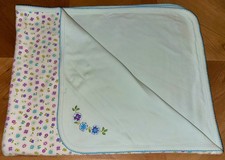 Vintage Gymboree Floral Baby Blanket 2000
