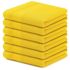 Kitchen Cotton Towels Honeycomb Breathable 100% Cotton Dish Cloths Reusable Abso