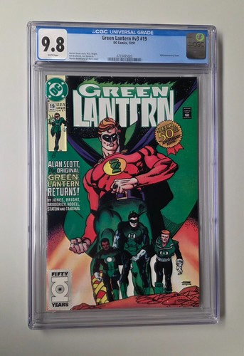 Green Lantern v3 #19 CGC 9.8 New Slab - 50th Anniversary with Gil Kane Cover