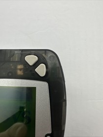 WonderSwan Clear Black Console Screen Damage Works Still