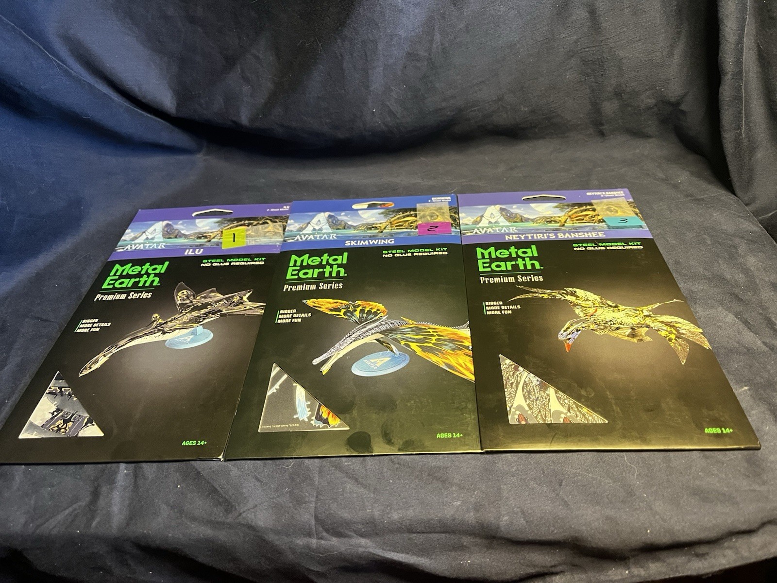 3 Metal Earth Avatar premium Series 3D Metal Model Kits