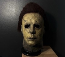 Michael Myers Halloween Full Face Mask, Beige w/ Brown Hair, One Size