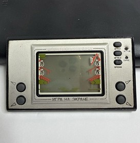 RARE VINTAGE SOVIET  MICKEY MOUSE USSR CATCH EGG ELEKTRONIKA GAME & WATCH