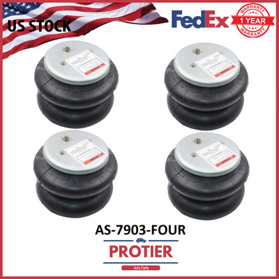 4 Heavy Duty Standard 2600lb. Air Spring 1/2''npt Port fbss 583