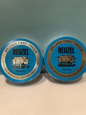 2 Reuzel Strong Hold Water Soluble Pomade 3.38oz New Package Authentic
