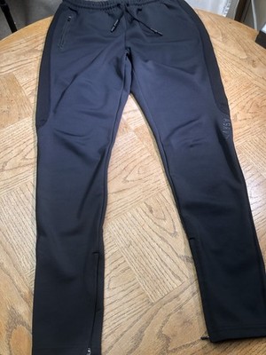 ASRV DSG-0136 Mens Side Mesh Antibacterial Black Pullon Jogger MEDIUM EUC
