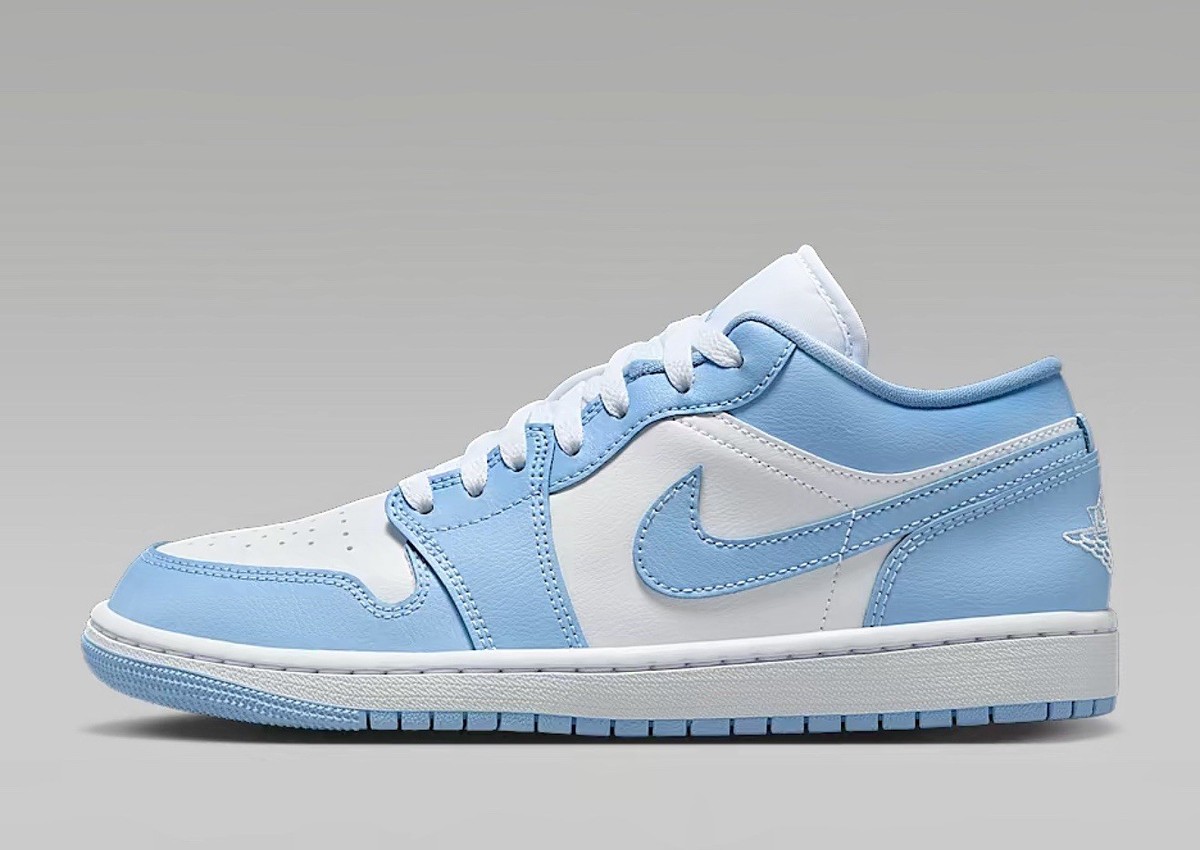 🔥Nike Air Jordan 1 Low Shoes White Aluminum DC0774-142 Women's