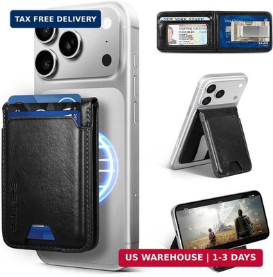 Shieldtop Compatible with Magsafe Case with Card Holder for Men Women Magnetic U