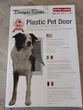 Designer Series Extra Large Plastic Pet Door Flap Size 10 " x 15"