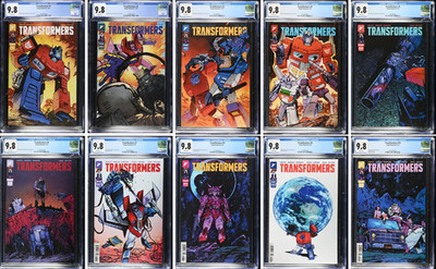 TRANSFORMERS #1 2 3 4 5 6 7 8 9 10 CGC 9.8 CVR A 1ST PRINT IMAGE COMICS 2023 NM