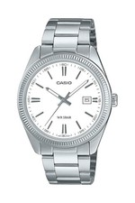 CASIO MTP-1302D-7A1JF White Dial Stainless Steel Quartz Men's Watch Date Japan