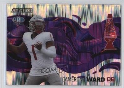2023 Wild Alumination Rookie Card Edition Purple Stealth Foil /15 Cam Ward 11xt