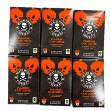 6pk Death Wish Coffee Co. Limited Ed Pumpkin Chai Ground Coffee Pods 10ct 5/2026