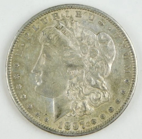 1897-S $1 Morgan Silver Dollar Low AU Circulated Coin C4217