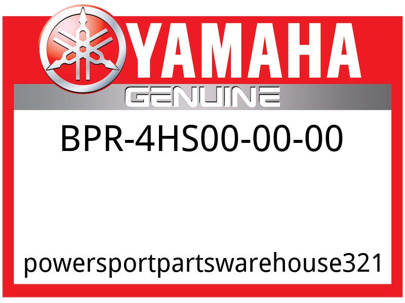 Yamaha OEM Part BPR-4HS00-00-00 BPR4HS  NGK SPLUG  1